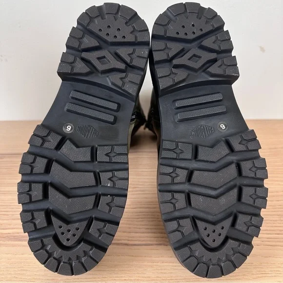 Madison Maison x Palladium Ranger Boot Women Sz 6 Vegan Army RARE 90's $495 - Picture 12 of 16